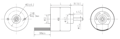Dimensions - FL36CBL30-24V-488A-IE-02